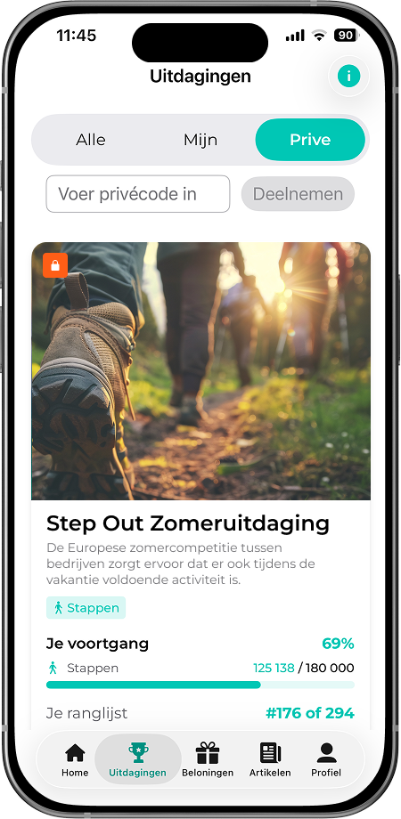 Drie stappen om deel te nemen